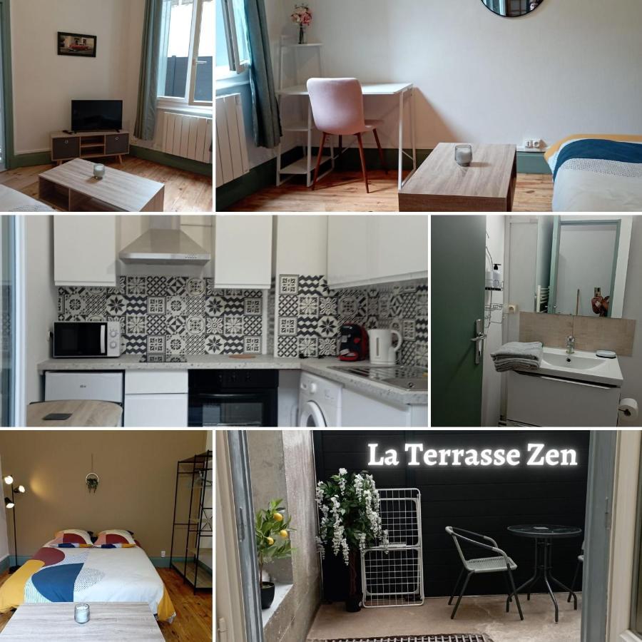 La Terrasse Zen Dacher - Superbe Appartement 30 M2 Tout Equipe Avec Terrasse Coeur Vichy Proche Gare Thermes Cures ภายนอก รูปภาพ